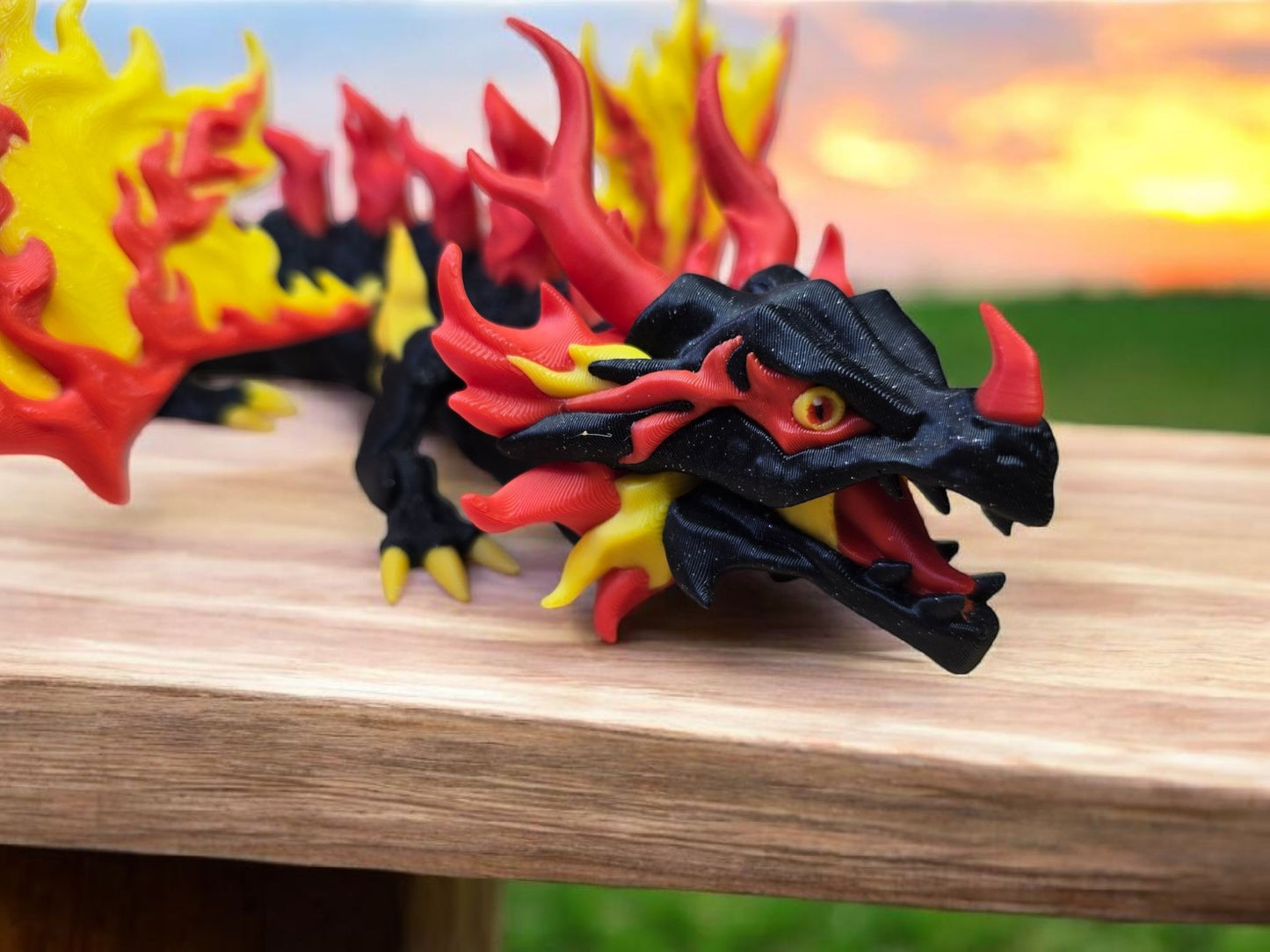 Articulated Fire Dragon