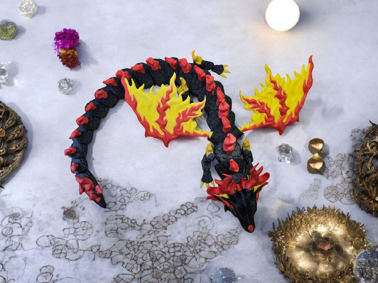 Articulated Fire Dragon
