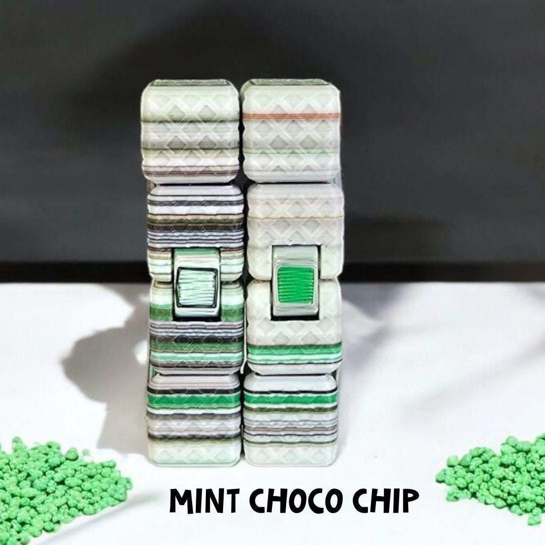 Cubed Fidget Toy Twist Fold Flip Inside Out for Stress Relief Focus and Fun Compact Interactive Toy for Kids and Adults Great Gift Idea
